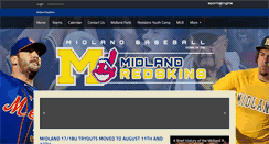 Desktop Screenshot of midlandredskins.com
